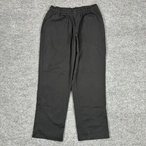 ChefUniforms On The Line Chef Pants Mens Size L Elastic Waist Kitchen Workwear